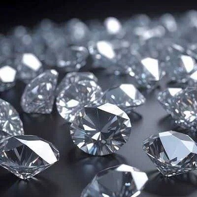 Loose polished diamonds